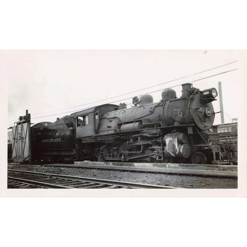 LIRR Long Island Railroad #146 4-6-0 Steam Locomotive Photo Richmond Hill NY